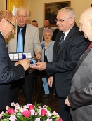 Prezydent Tadeusz Ferenc otrzymuje odznakę Przyjaciel Rzeszowa